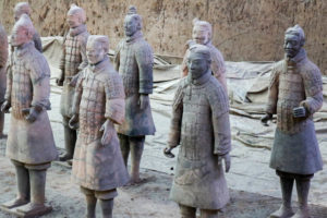 Armée de soldats en terre cuite Xi'An
